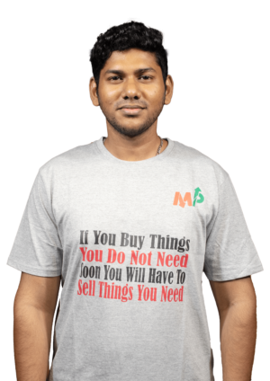 grey tshirt finance saying online